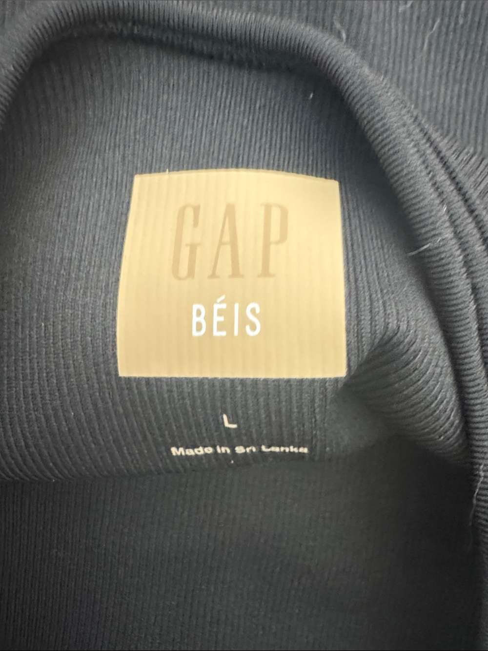 GAP Black Ribbed Tank Dress - Picture 3 of 6